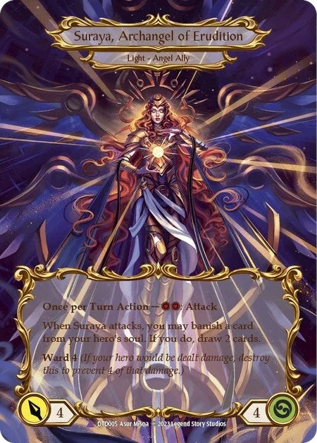 Image for Figment of Erudition // Suraya, Archangel of Erudition (Marvel) (Dusk till Dawn) (DTD005) - Flesh and Blood TCG