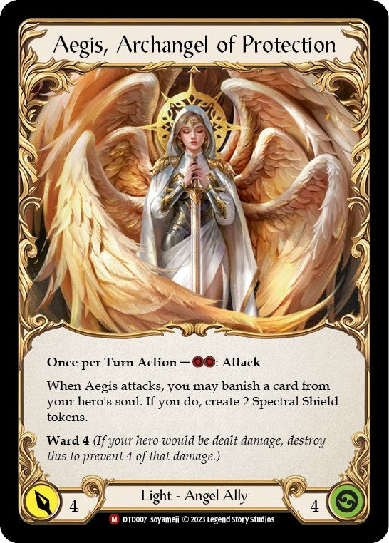 Image for Figment of Protection // Aegis, Archangel of Protection (Dusk till Dawn) (DTD007) - Flesh and Blood TCG