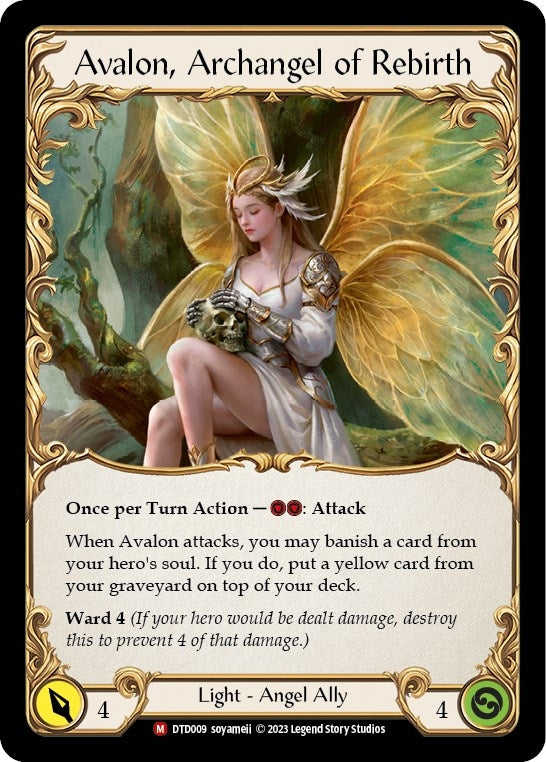 Image for Figment of Rebirth // Avalon, Archangel of Rebirth (Dusk till Dawn) (DTD009) - Flesh and Blood TCG