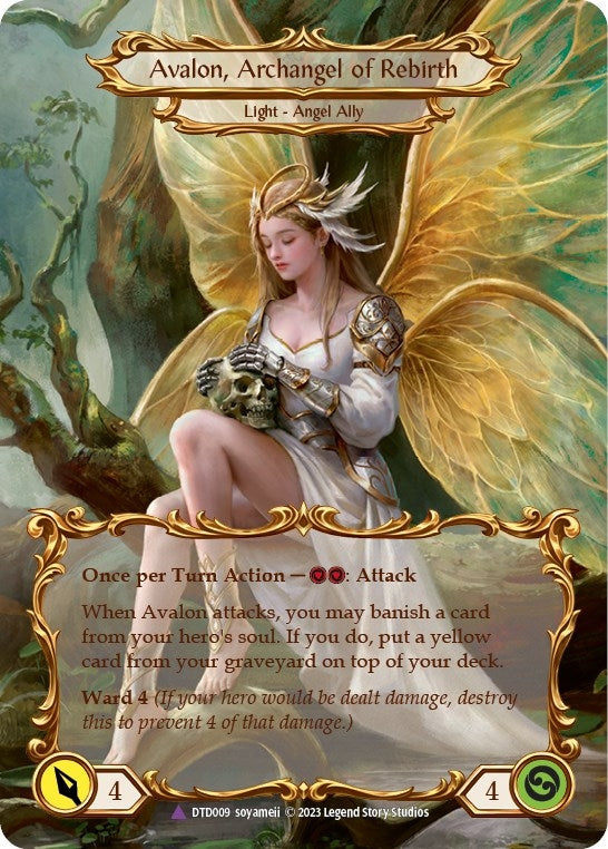 Image for Figment of Rebirth // Avalon, Archangel of Rebirth (Marvel) (Dusk till Dawn) (DTD009) - Flesh and Blood TCG