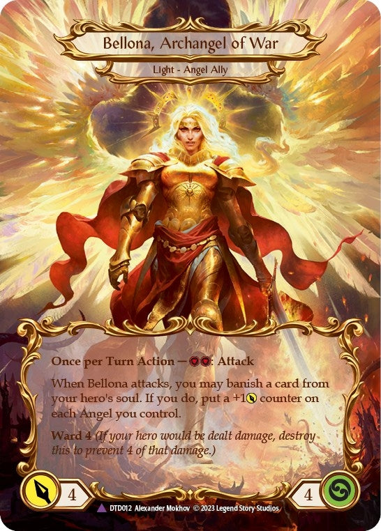 Image for Figment of War // Bellona, Archangel of War (Marvel) (Dusk till Dawn) (DTD012) - Flesh and Blood TCG