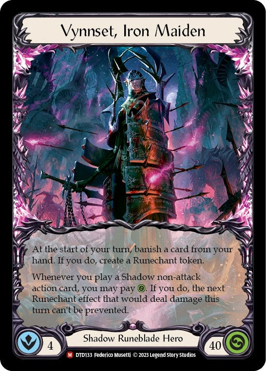 Image for Vynnset, Iron Maiden (Dusk till Dawn) (DTD133) - Flesh and Blood TCG