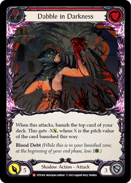 Image for Dabble in Darkness (Dusk till Dawn) (DTD169) - Flesh and Blood TCG