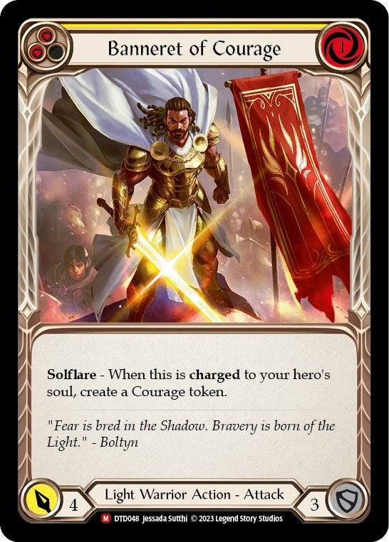 Image for Banneret of Courage (Dusk till Dawn) (DTD048) - Flesh and Blood TCG