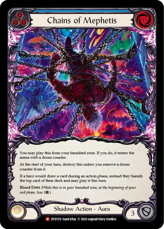 Image for Chains of Mephetis (Dusk till Dawn) (DTD170) - Flesh and Blood TCG