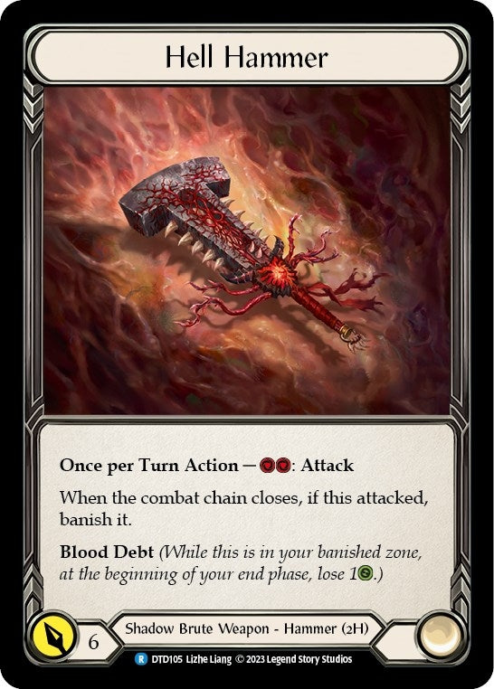 Image for Hell Hammer (Dusk till Dawn) (DTD105) - Flesh and Blood TCG