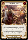 Image for Break of Dawn (Yellow) (Dusk till Dawn) (DTD101) - Flesh and Blood TCG