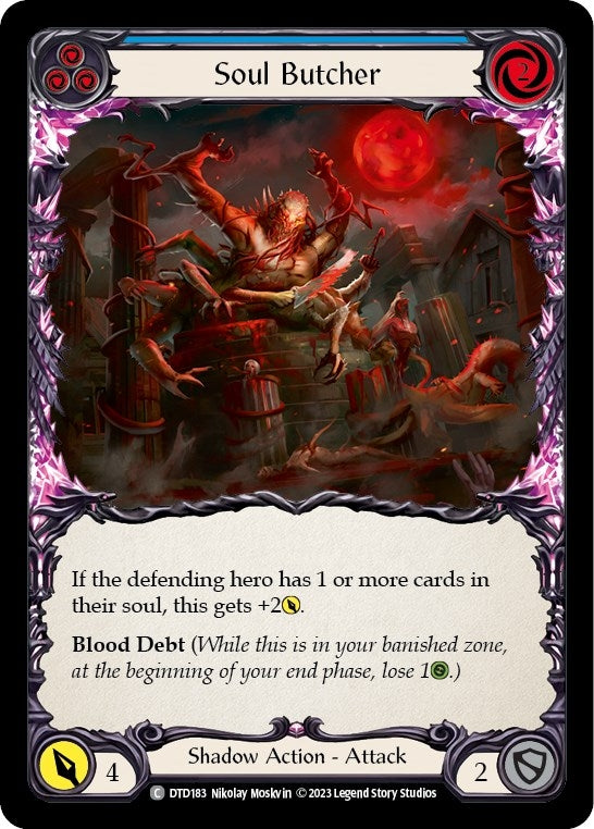 Image for Soul Butcher (Blue) (Dusk till Dawn) (DTD183) - Flesh and Blood TCG