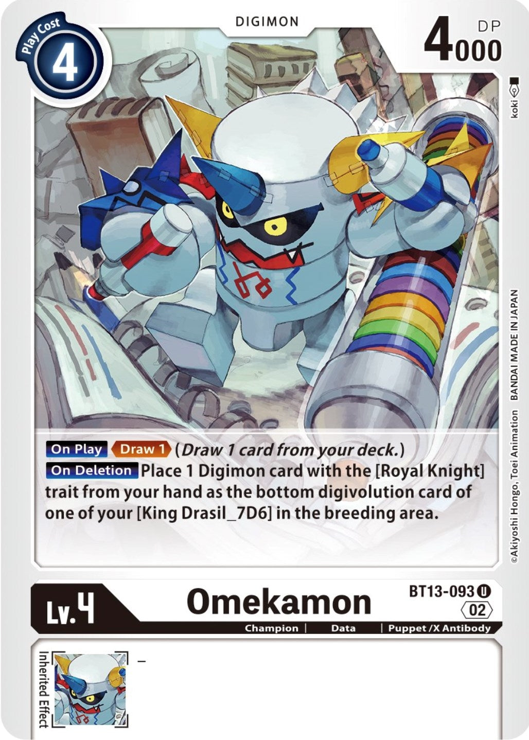 Image for Omekamon (BT13) (13093)