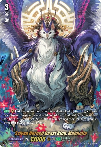 Image for Sylvan Horned Beast King, Magnolia (D-CS01: Deluxe Collector's Set 01: Vanguard Deluxe) (D-CS01/007EN) - Cardfight Vanguard