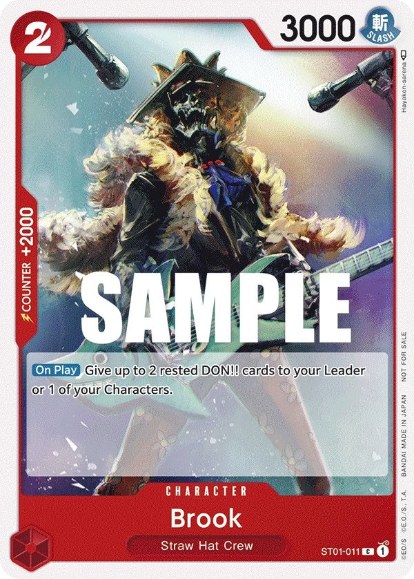 Image for Brook (Tournament Pack Vol. 4) (One Piece Promotion Cards) (ST01-011) - One Piece Card Game