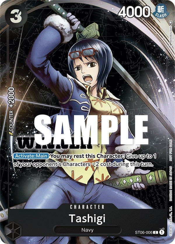 Image for Tashigi (Winner Pack Vol. 4) (One Piece Promotion Cards) (ST06-006) - One Piece Card Game