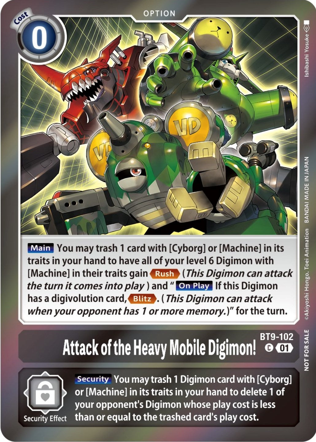 Image for Attack of the Heavy Mobile Digimon! (Event Pack 5) (BT09) (9102)