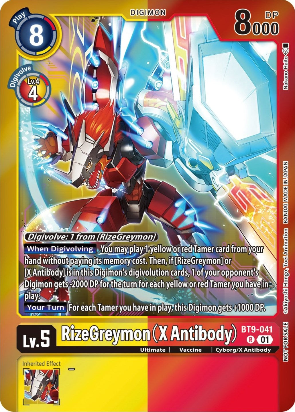 Image for RizeGreymon (X Antibody) (Event Pack 5) (BT09) (9041)