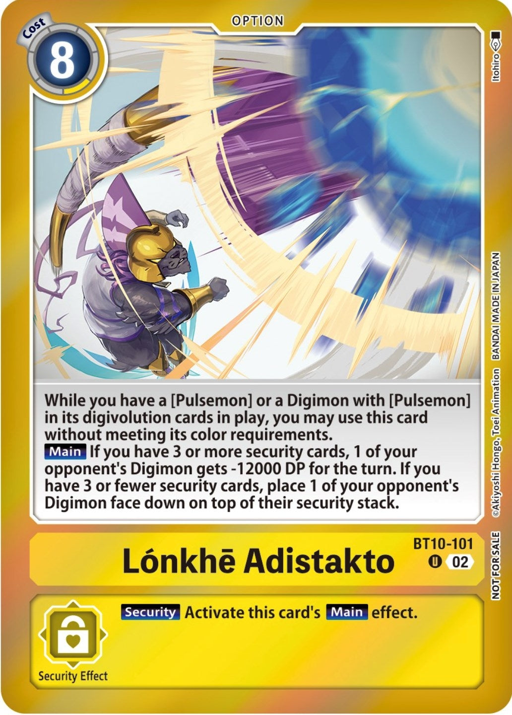 Image for Lonkhe Adistakto (Event Pack 5) (BT10) (10101)