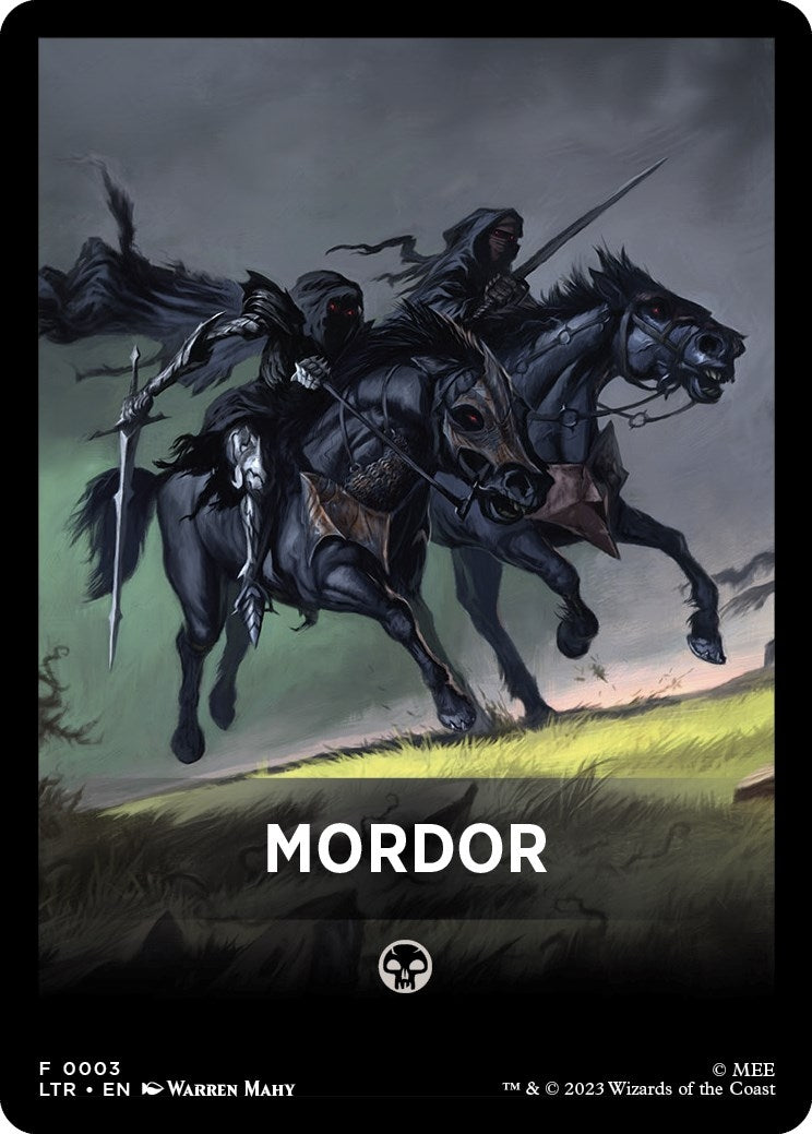 Image for Mordor Theme Card (Universes Beyond: The Lord of the Rings: Tales of Middle-earth) (3) - Magic: The Gathering