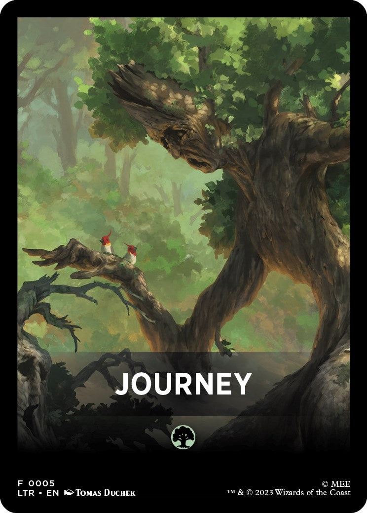 Image for Journey Theme Card (Universes Beyond: The Lord of the Rings: Tales of Middle-earth) (5) - Magic: The Gathering