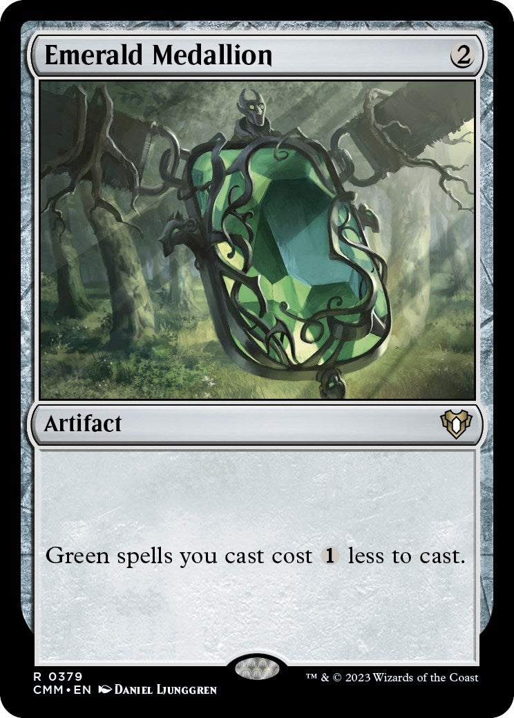 Image for Emerald Medallion (Commander Masters) (379) - Magic: The Gathering