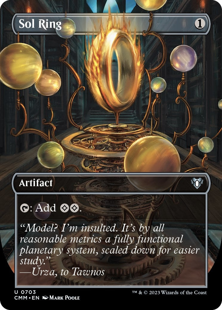 Image for Sol Ring (Borderless) (Commander Masters) (703) - Magic: The Gathering