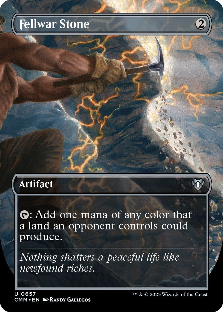Image for Fellwar Stone (Borderless) (Commander Masters) (657) - Magic: The Gathering