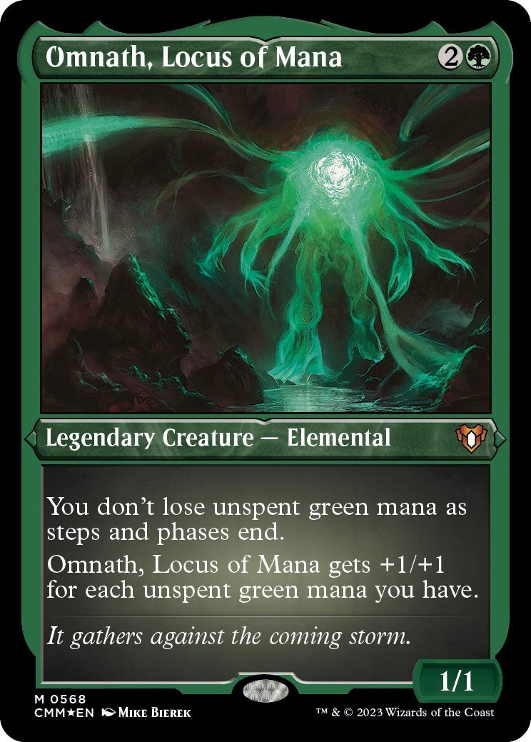 Image for Omnath, Locus of Mana (Foil Etched) (Commander Masters) (568) - Magic: The Gathering
