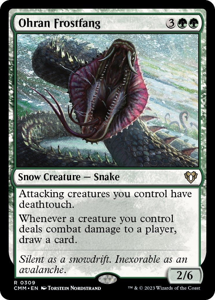 Image for Ohran Frostfang (Commander Masters) (309) - Magic: The Gathering