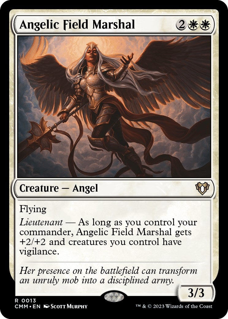 Image for Angelic Field Marshal (Commander Masters) (13) - Magic: The Gathering