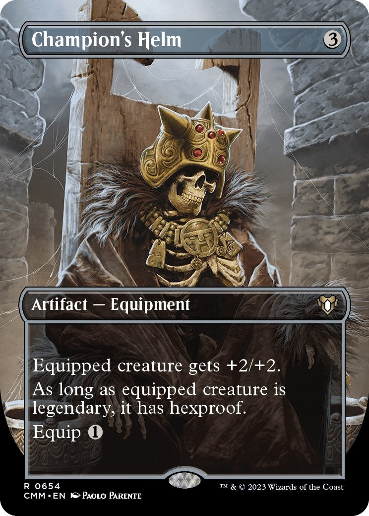 Image for Champion's Helm (Borderless) (Commander Masters) (654) - Magic: The Gathering