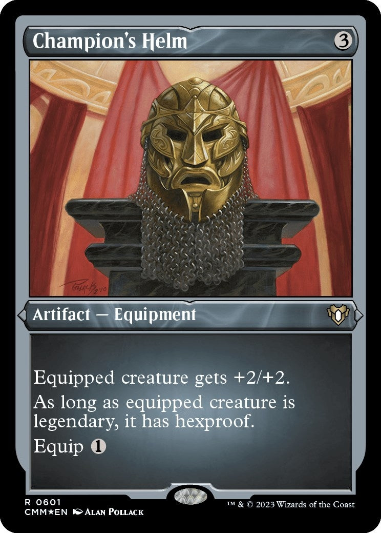 Image for Champion's Helm (Foil Etched) (Commander Masters) (601) - Magic: The Gathering