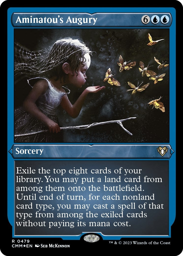 Image for Aminatou's Augury (Foil Etched) (Commander Masters) (479) - Magic: The Gathering