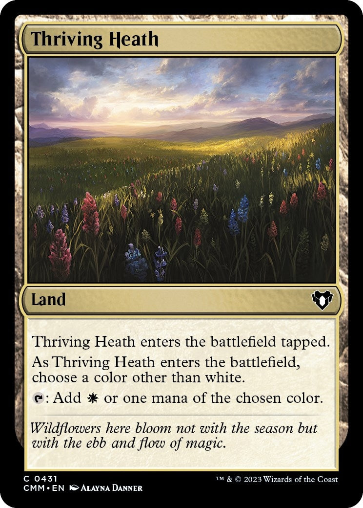 Image for Thriving Heath (Commander Masters) (431) - Magic: The Gathering