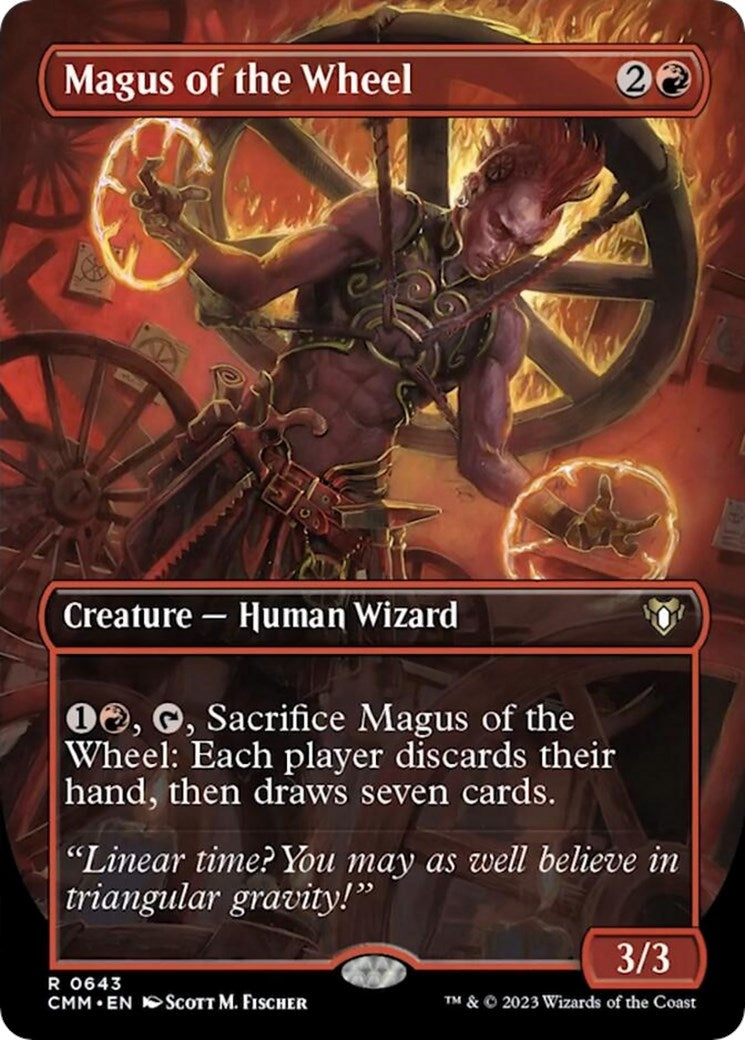 Image for Magus of the Wheel (Borderless) (Commander Masters) (643) - Magic: The Gathering