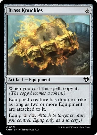Image for Brass Knuckles (Commander Masters) (372) - Magic: The Gathering