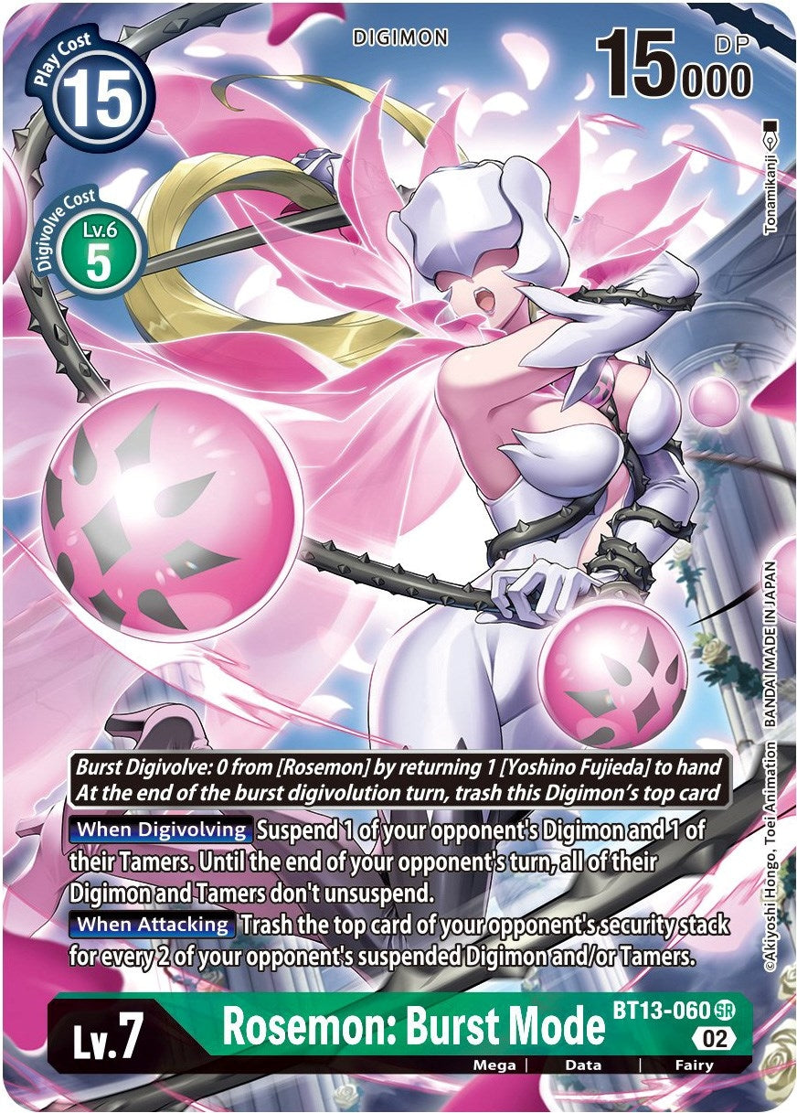 Image for Rosemon: Burst Mode (Alternate Art) (BT13) (13060)