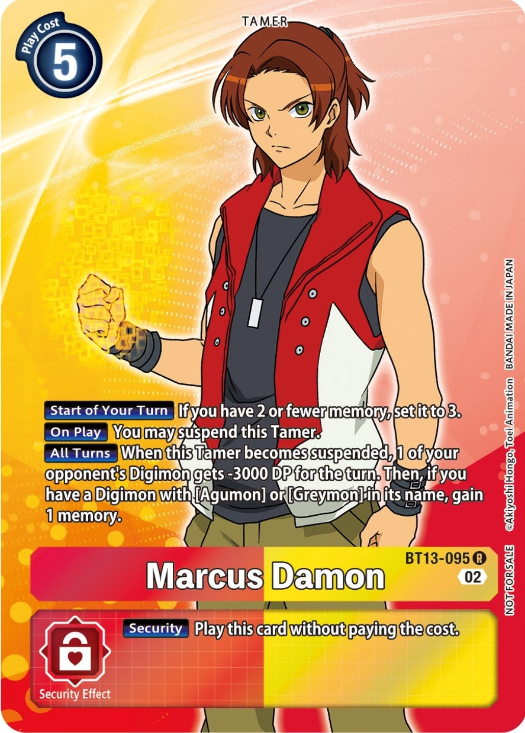 Image for Marcus Damon (Box Topper) (BT13) (13095)