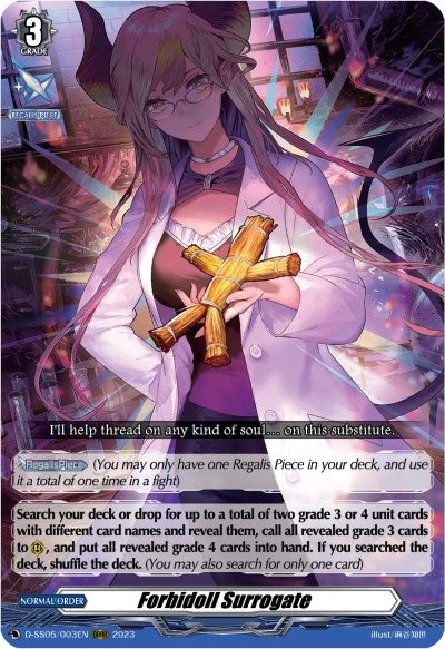 Image for Forbidoll Surrogate (D-SS05: Festival Booster 2023) (D-SS05/003EN) - Cardfight Vanguard