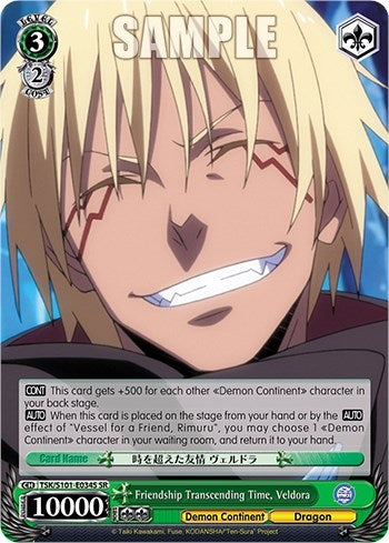 Image for Friendship Transcending Time, Veldora (SR) (That Time I Got Reincarnated as a Slime Vol.3) (TSK/S101-E034 SR) - Weiss Schwarz