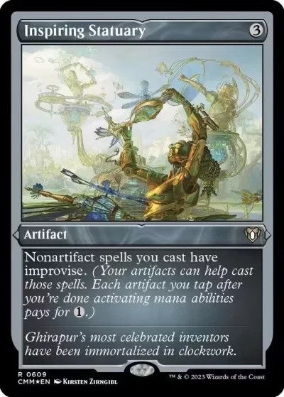 Image for Inspiring Statuary (Foil Etched) (Commander Masters) (609) - Magic: The Gathering