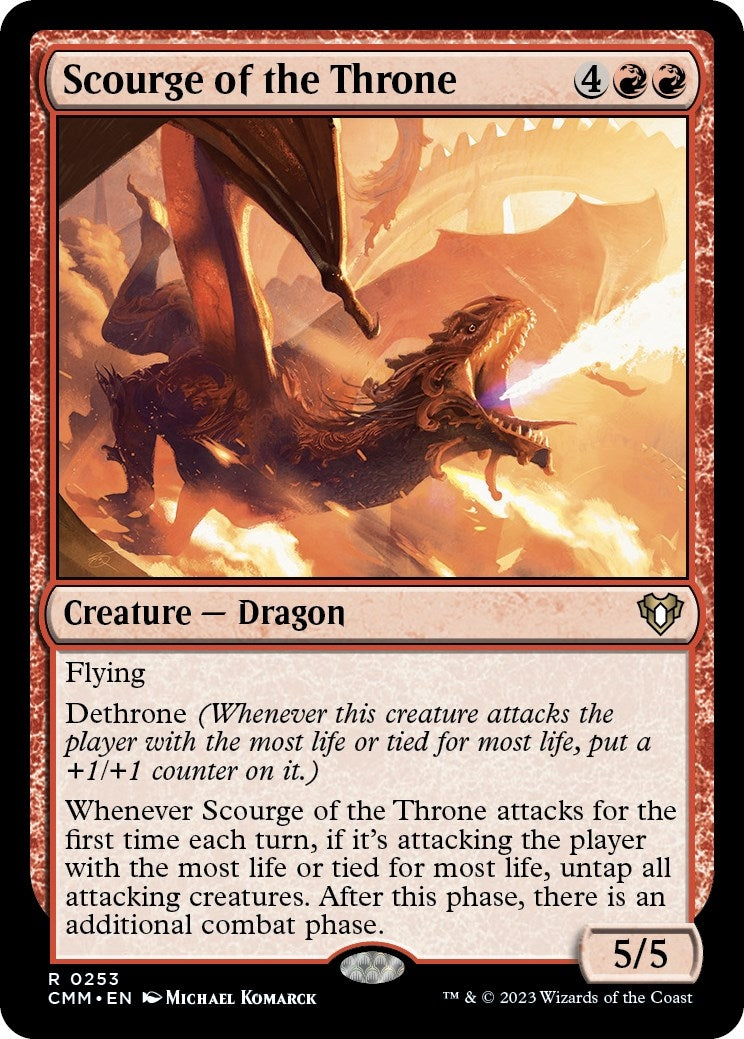 Image for Scourge of the Throne (Commander Masters) (253) - Magic: The Gathering