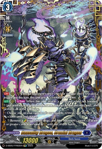 Image for Causality Dragon, Crucial Dragon (FFR) (D-SS05: Festival Booster 2023) (D-SS05/FFR02EN) - Cardfight Vanguard