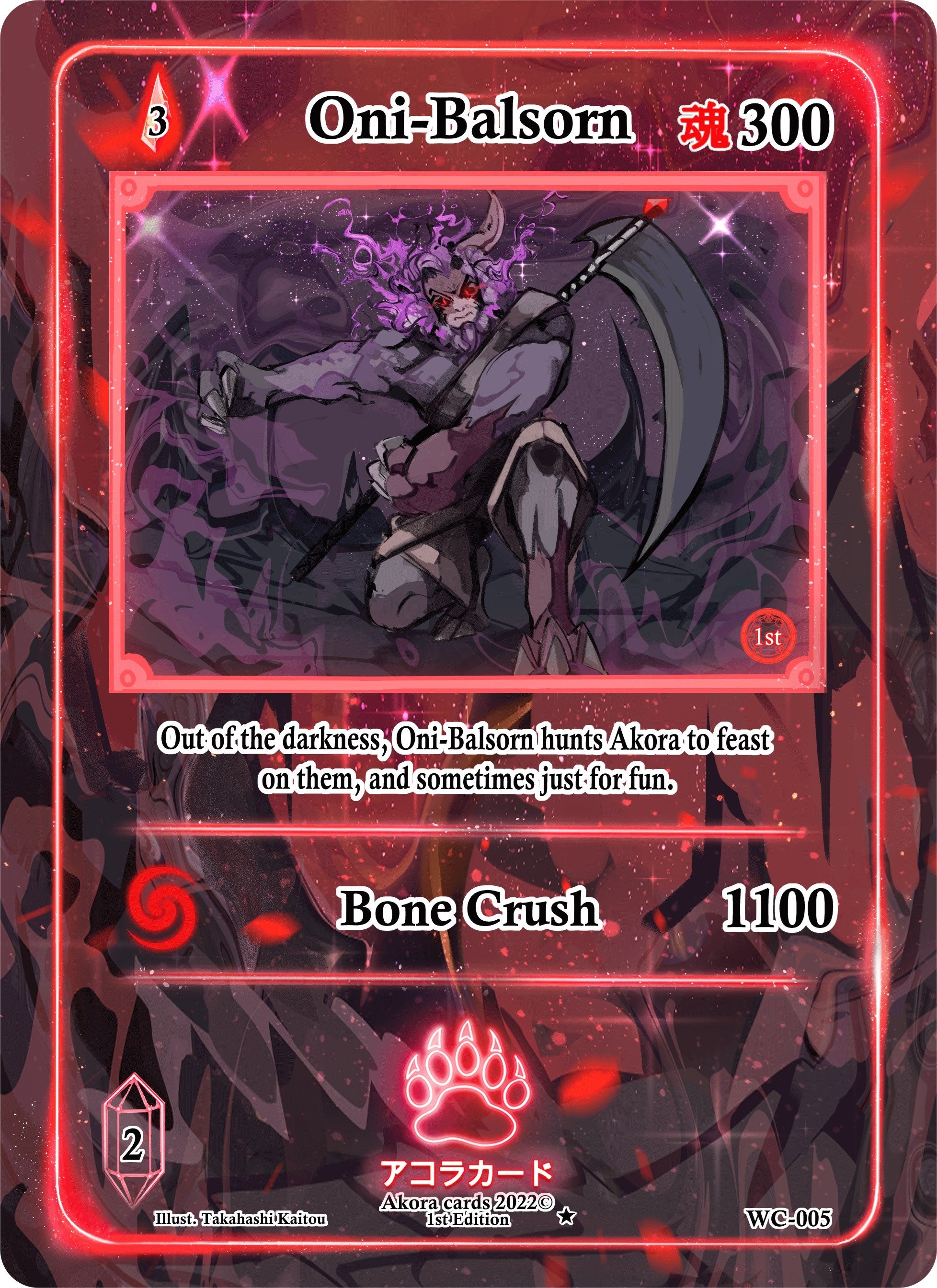 Image for Oni-Balsorn (Warped Crusaders [1st Edition]) (WC-005) - Akora TCG