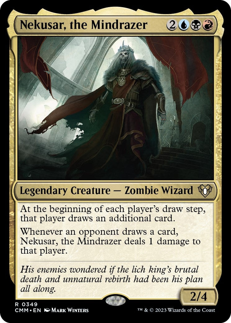 Image for Nekusar, the Mindrazer (Commander Masters) (349) - Magic: The Gathering