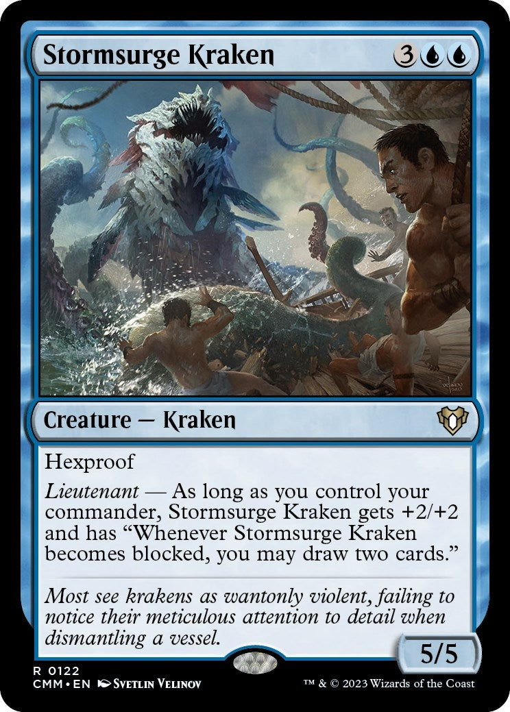 Image for Stormsurge Kraken (Commander Masters) (122) - Magic: The Gathering