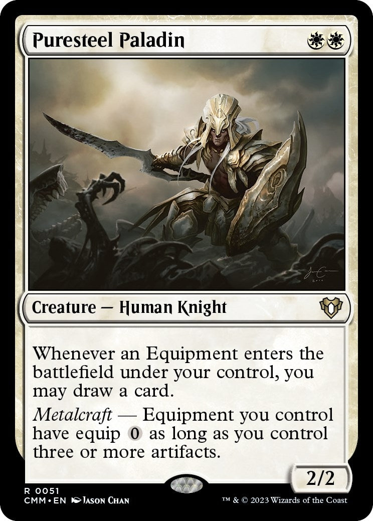 Image for Puresteel Paladin (Commander Masters) (51) - Magic: The Gathering