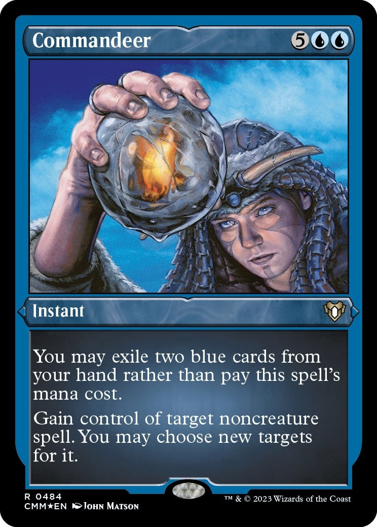 Image for Commandeer (Foil Etched) (Commander Masters) (484) - Magic: The Gathering