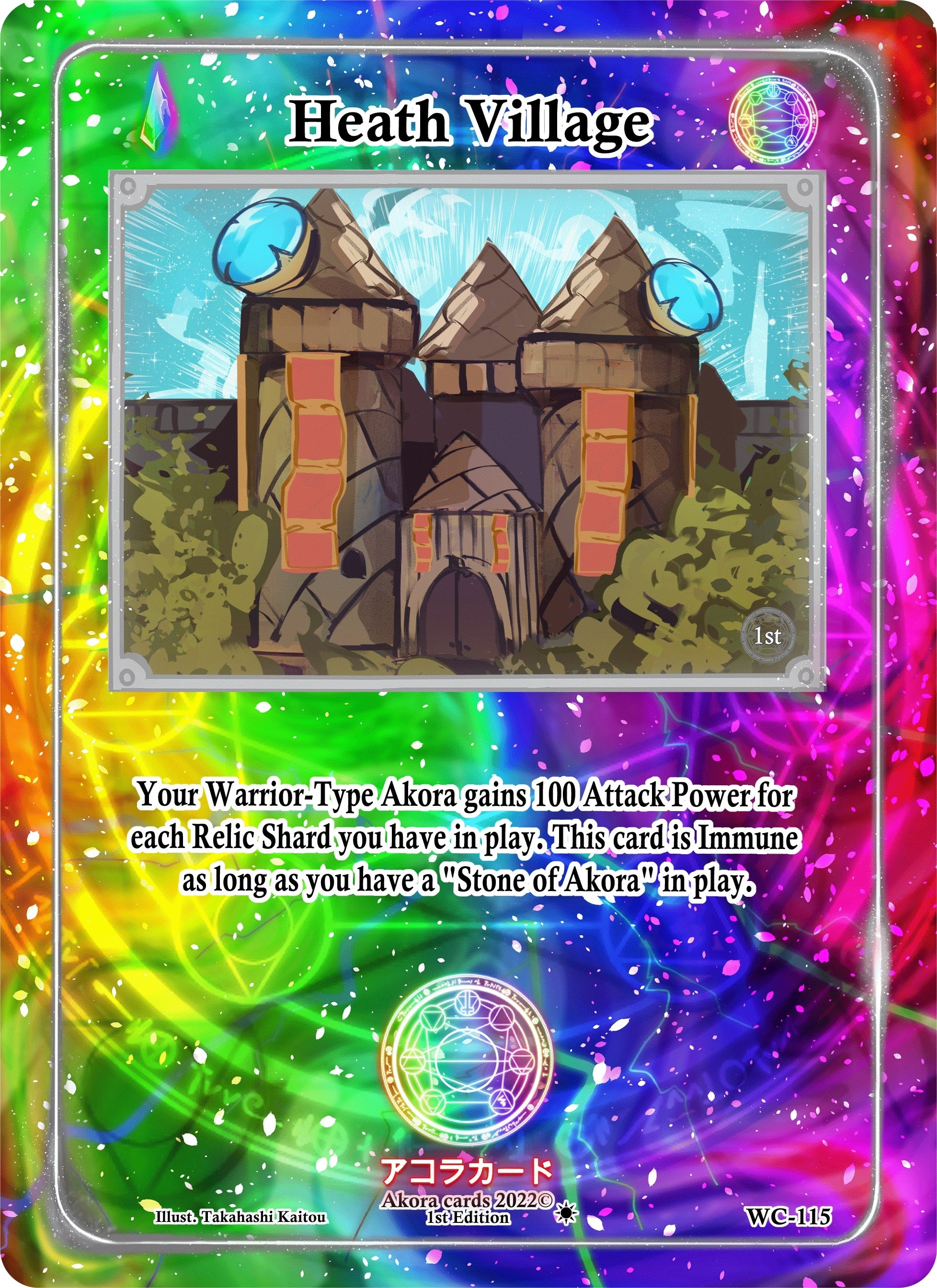 Image for Heath Village (Warped Crusaders [1st Edition]) (WC-115) - Akora TCG