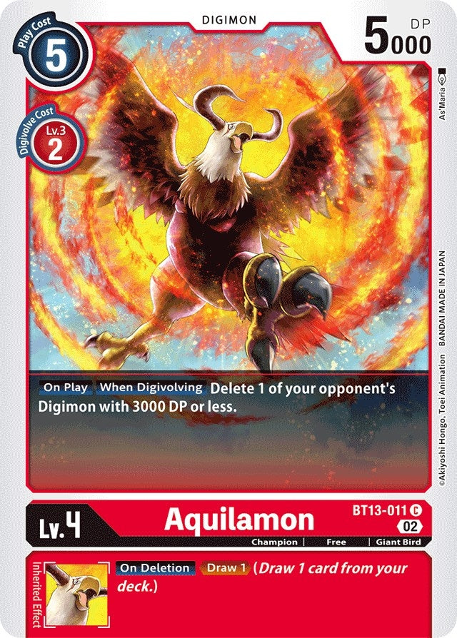 Image for Aquilamon (BT13) (13011)