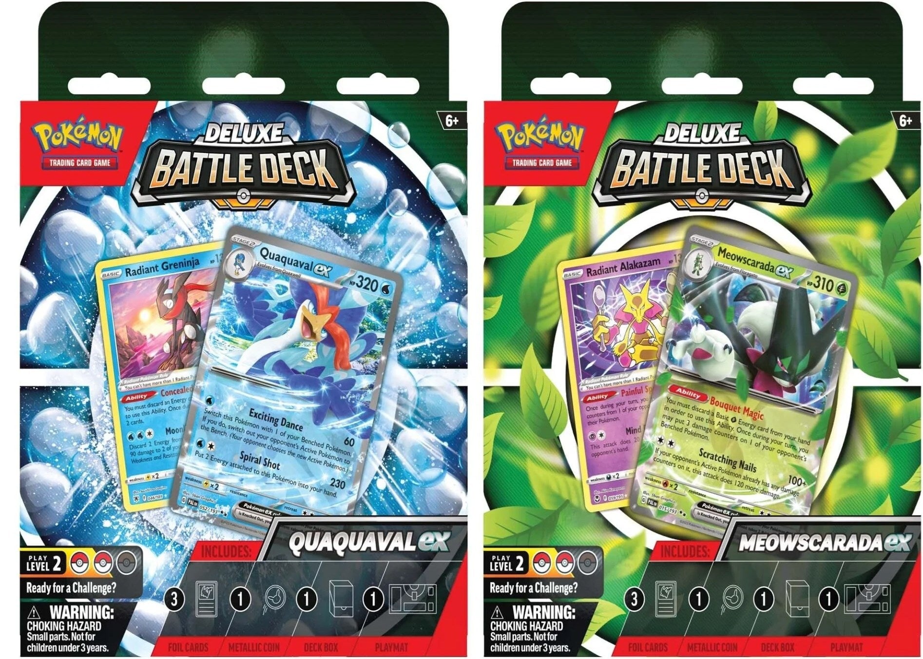 Image for Deluxe Battle Deck: Quaquaval ex/Meowscarada ex [Set of 2] - Pokemon