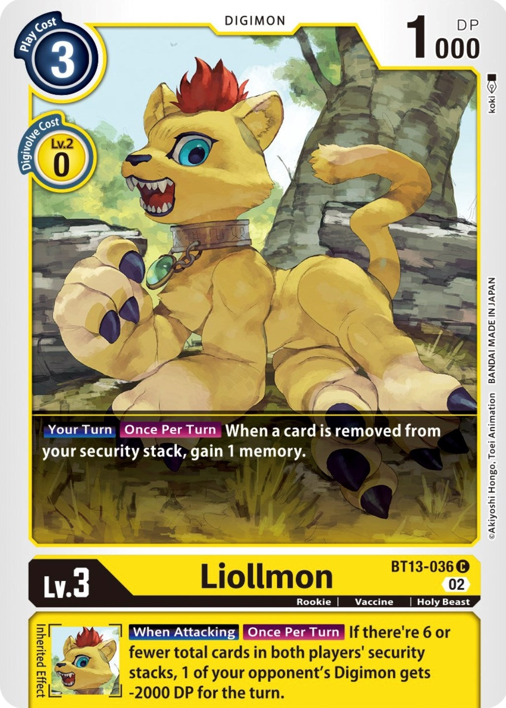 Image for Liollmon (BT13) (13036)