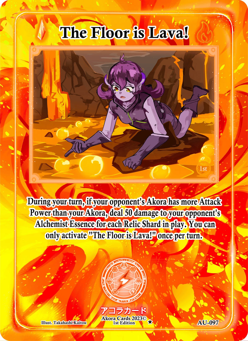 Image for The Floor is Lava! (Afelium Unleashed [1st Edition]) (AU-097) - Akora TCG